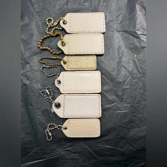 Coach White/ Off white/ Cream Hangtags - Picture 2 of 2